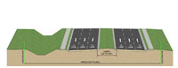 Existing Typical Section on 118th Avenue from US 19 to East of the Roosevelt/CR 296 Connector