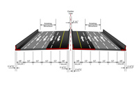 I 75 Bridge Typical Section “Inside” Widening Alternative
