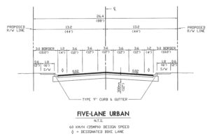 Five-Lane Urban